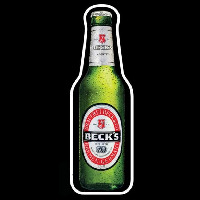 Becks Beer Bottle Beer Sign Neonkyltti