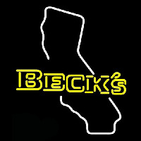 Becks California Beer Neonkyltti