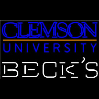 Becks Clemson University Beer Sign Neonkyltti