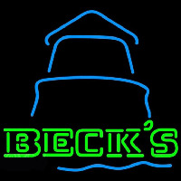 Becks Day Light House Beer Sign Neonkyltti