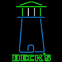 Becks Light House Art Beer Sign Neonkyltti