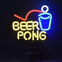 Beer Pong Desktop Neonkyltti