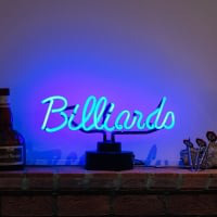 Billiards Desktop Neonkyltti