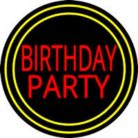 Birthday Party 1 Neonkyltti