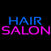 Block Blue Pink Hair Salon Neonkyltti