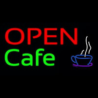 Block Open Cafe Neonkyltti