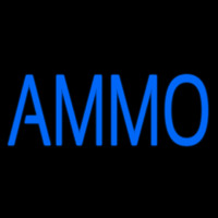 Blue Ammo Neonkyltti