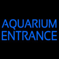 Blue Aquarium Entrance Neonkyltti