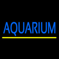Blue Aquarium Yellow Line Neonkyltti