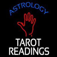 Blue Astrology White Tarot Readings Neonkyltti