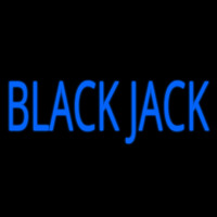 Blue Blackjack Neonkyltti