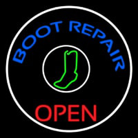 Blue Boot Repair Open Neonkyltti