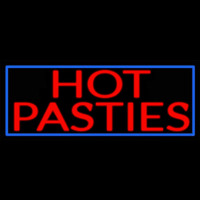 Blue Border Hot Pasties Neonkyltti