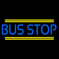 Blue Bus Stop Neonkyltti