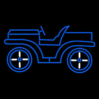 Blue Car Logo Neonkyltti
