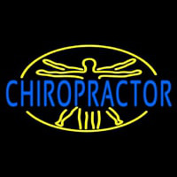Blue Chiropractor Neonkyltti