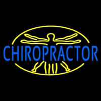 Blue Chiropractor Neonkyltti