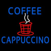 Blue Coffee Cappuccino Neonkyltti