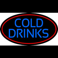Blue Cold Drinks With Red Oval Neonkyltti