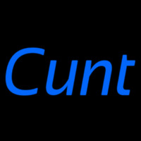 Blue Cunt Neonkyltti
