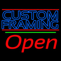 Blue Custom Framing With Lines With Open 2 Neonkyltti