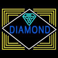 Blue Diamond Block Neonkyltti