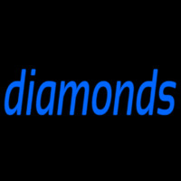 Blue Diamonds Neonkyltti