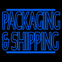 Blue Double Stroke Packaging And Shipping Neonkyltti