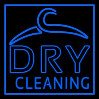 Blue Dry Cleaning Neonkyltti