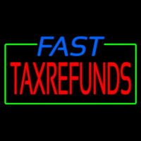 Blue Fast Ta  Refunds Neonkyltti