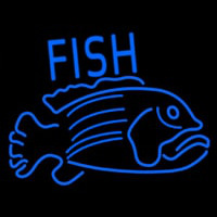 Blue Fish 2 Neonkyltti
