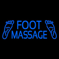 Blue Foot Massage Neonkyltti