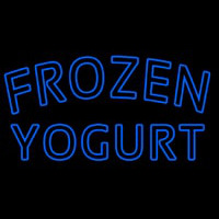Blue Frozen Yogurt Neonkyltti