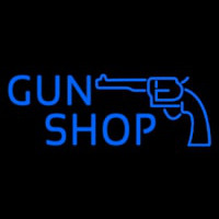 Blue Gun Shop Neonkyltti