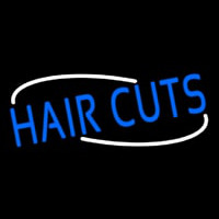 Blue Hair Cuts Neonkyltti