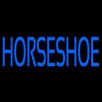 Blue Horseshoe Neonkyltti