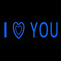 Blue I Love You Neonkyltti