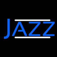 Blue Jazz Block Double Line Neonkyltti