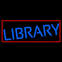Blue Library Neonkyltti