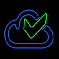 Blue Logo Neonkyltti