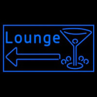 Blue Lounge With Arrow And Martini Glass Neonkyltti