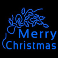 Blue Merry Christmas Neonkyltti