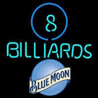 Blue Moon Ball Billiards Pool Beer Sign Neonkyltti