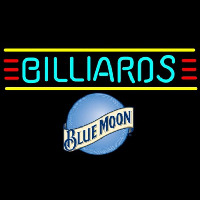 Blue Moon Billiards Te t Borders Pool Beer Sign Neonkyltti