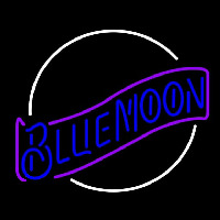 Blue Moon Blue Beer Sign Neonkyltti