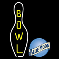 Blue Moon Bowling Beer Sign Neonkyltti