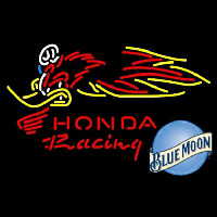 Blue Moon Honda Racing Woody Woodpecker Crf 250450 Beer Sign Neonkyltti