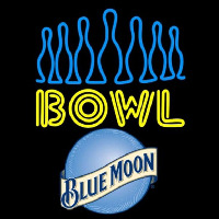 Blue Moon Ten Pin Bowling Beer Sign Neonkyltti