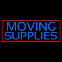 Blue Moving Supplies With Border Neonkyltti