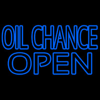 Blue Oil Change Open Neonkyltti